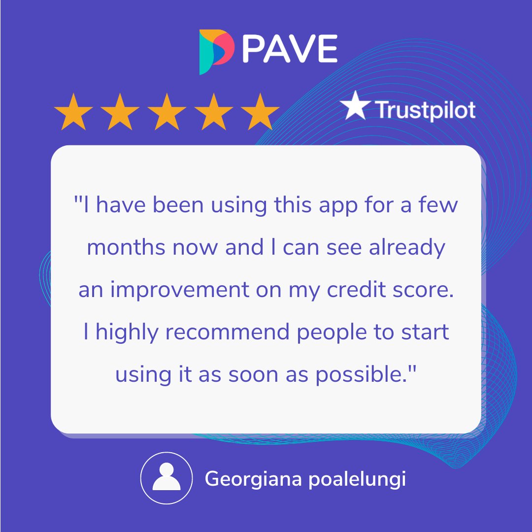 pave_uk's tweet photo. Another 5-star review! See how your credit score can keep improving, just like Georgiana's https://t.co/H1xrvQH9MR