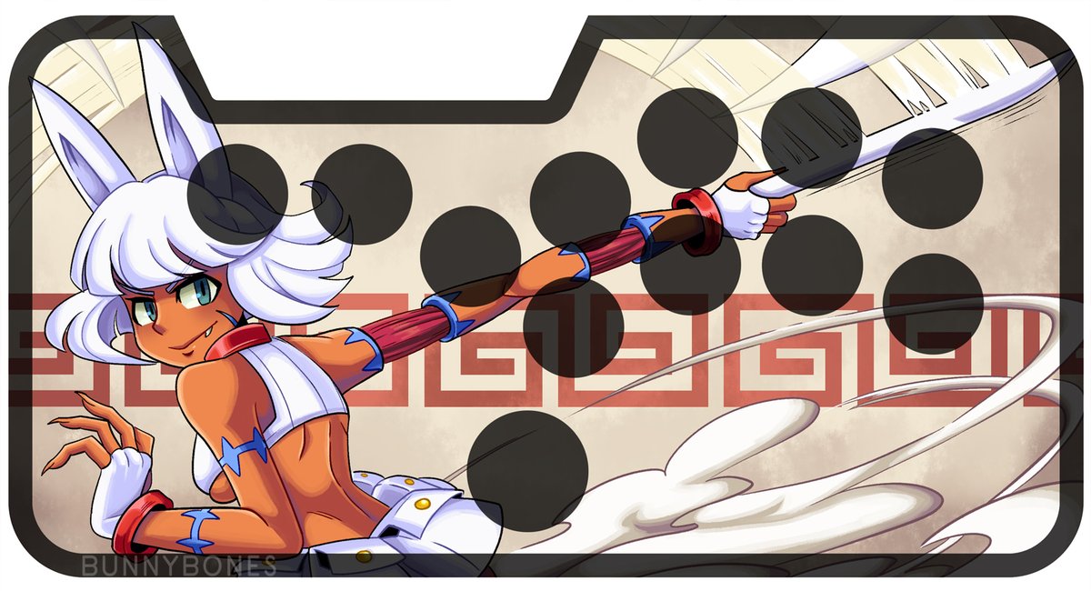 Bunny_Bones_'s tweet photo. "Curiosity can't kill me!" 🐱
Fight stick commission for @Jazzcuzzis !! I love doing some Skullgirls work! 💕
#Skillgirls #fightstick #FGC #arcadestick https://t.co/aQROAjkcr6