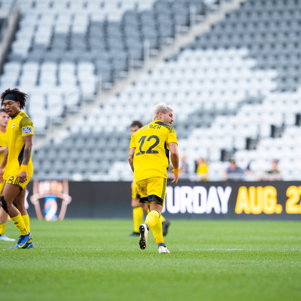 ColumbusCrew2's tweet photo. Say hello to the new kid on the block!👋 

Tristan Weber clocked his first minutes with Crew 2 during last Sunday’s win against NYCFC II. 

#Crew96 | #VamosColumbus https://t.co/MIqHfhu7zy