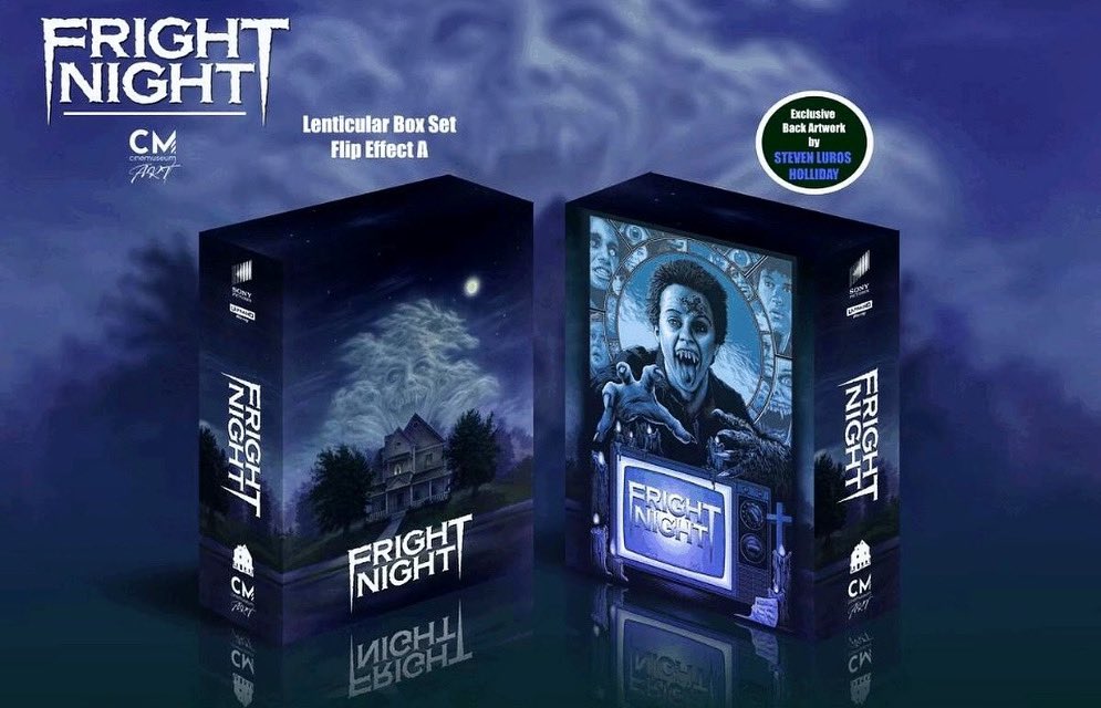 dawnofthediscs's tweet photo. Coming soon from @Cine_Museum 

@RealTomHolland’s FRIGHT NIGHT CMA#38 (4K UHD) WWA Steelbook with lenticular cover 

Limited 500 copies!

MORE INFO TBA

#FilmTwitter #Horror #HorrorMovies #Frightnight #HorrorCommunity #4KUltraHD #Steelbook https://t.co/unc1z1e47n