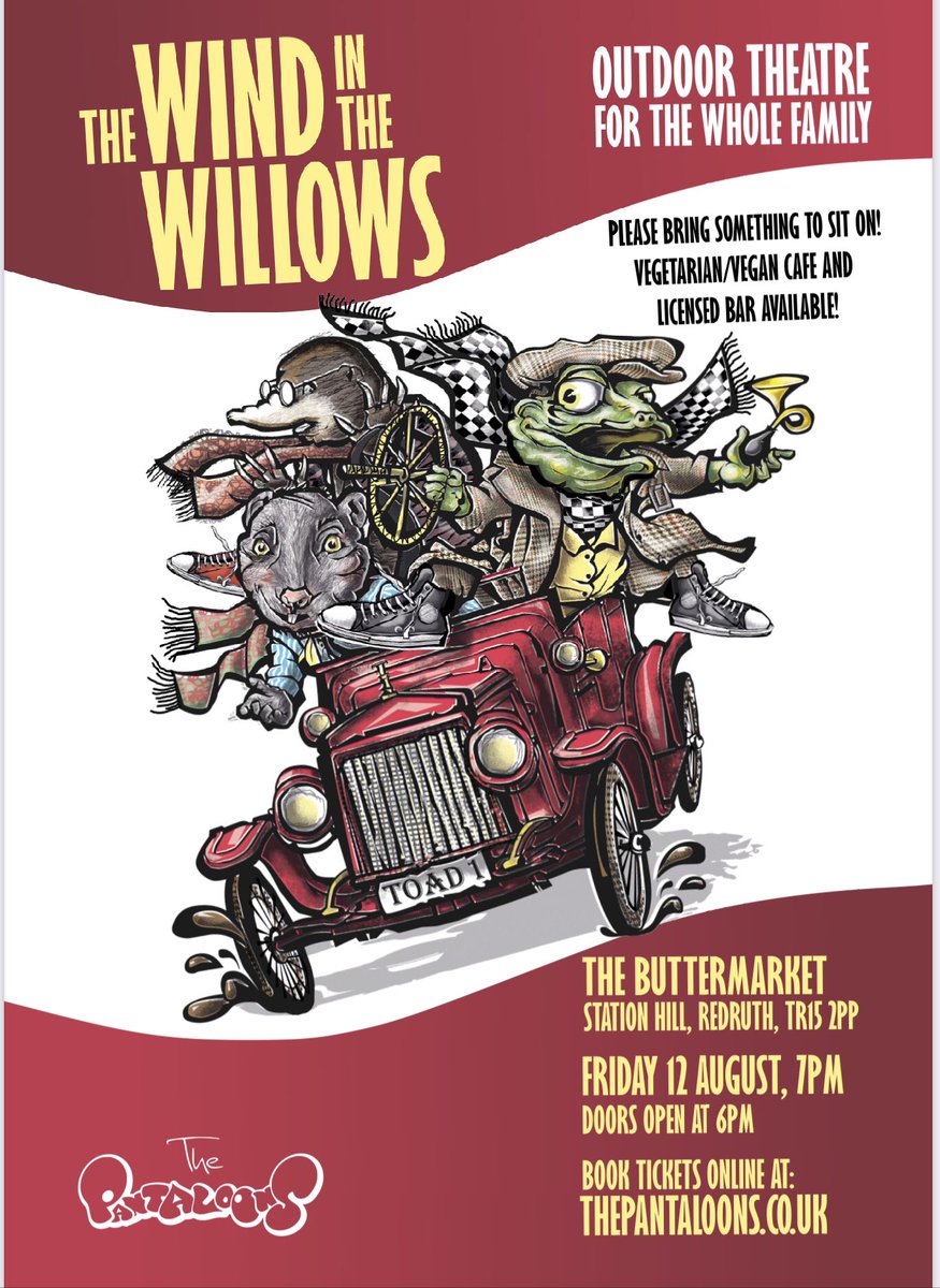 Fantastic open-air theatre for all ages in the Buttermarket tomorrow (Friday) evening. Tickets online or at the door!