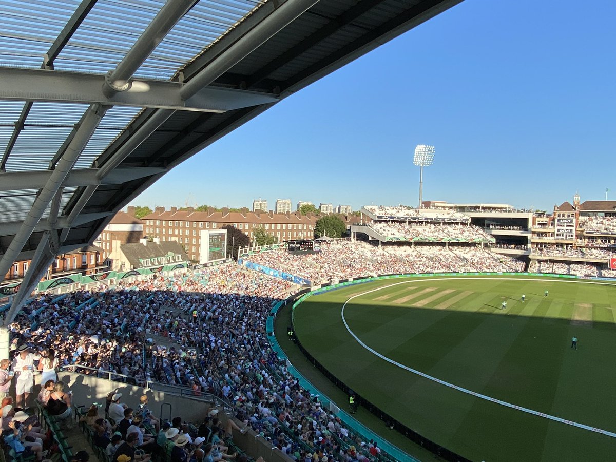 henrymoeranBBC's tweet photo. The Hundred will remain controversial, and unpopular amongst some.

What can’t be denied is the impact on women’s cricket. A crowd of this size at a domestic game is a triumph.

For context, the second picture is a Test match just eight years ago. https://t.co/Gn07lFzqn5