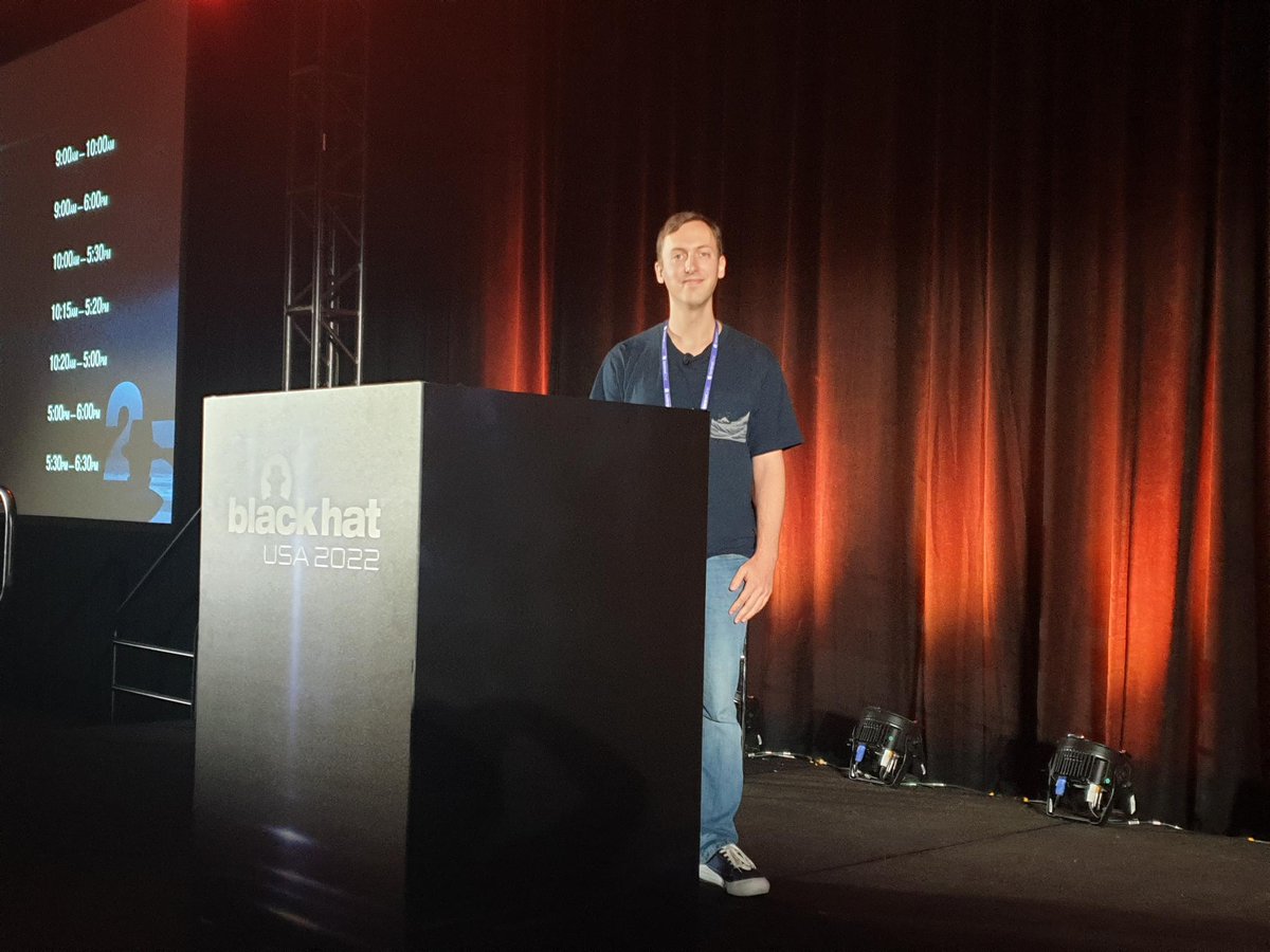 Ghost In the Wireless, iwlwifi Edition.

Nicolas Iooss (<a href="/IooNag/">💻📡🛰️ IooNag</a>) is presenting the research he did with Gabriel Campana from <a href="/DonjonLedger/">Ledger Donjon</a> team on Intel Wi-Fi chips at #blackhat22. They did a complete reverse of the firmware and found several critical vulnerabilities

Live 🧵👇