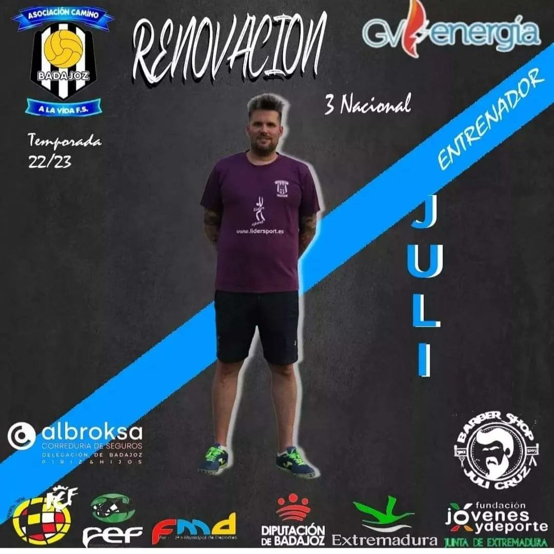 futsalCaceres's tweet photo. El @AscVida comienza a renovar a su cuerpo técnico de cara al inicio de la pretemporada. https://t.co/iNip2QMzRc