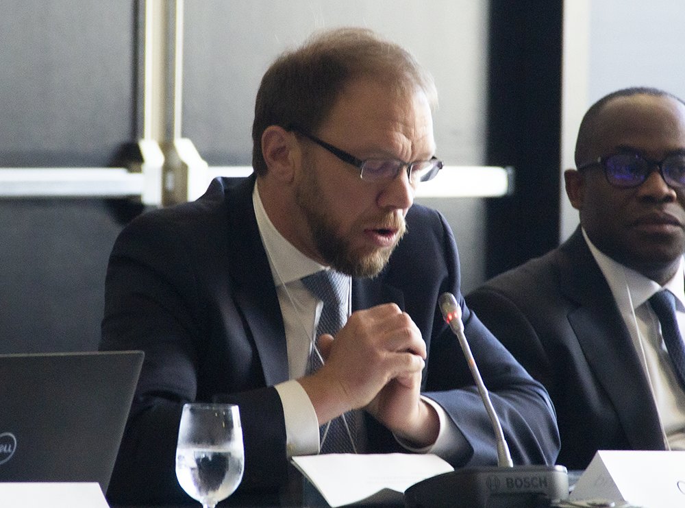 AfricaUpClose's tweet photo. Happening Now: @JavierCapap, @AkimMDaouda, @h_halland, and Uche Orji (@nsia_nigeria) speak on the socioeconomic impacts of African SWFs during the pandemic, including how their own #SWF were impacted in governance and strategic approaches. https://t.co/uuA85ZpkWN