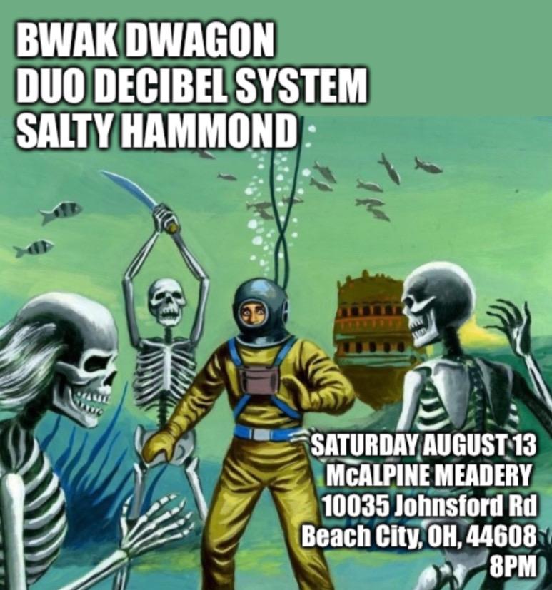 We're ready to quench our thirst at McAlpine Meadery in Beach City OH this Saturday 8/13, with <a href="/duodecsystem/">Duo Decibel System</a> &amp; <a href="/SaltyHammond/">SaltyHammond</a> ! The ritual begins at 8 PM.

facebook.com/events/s/bwak-…