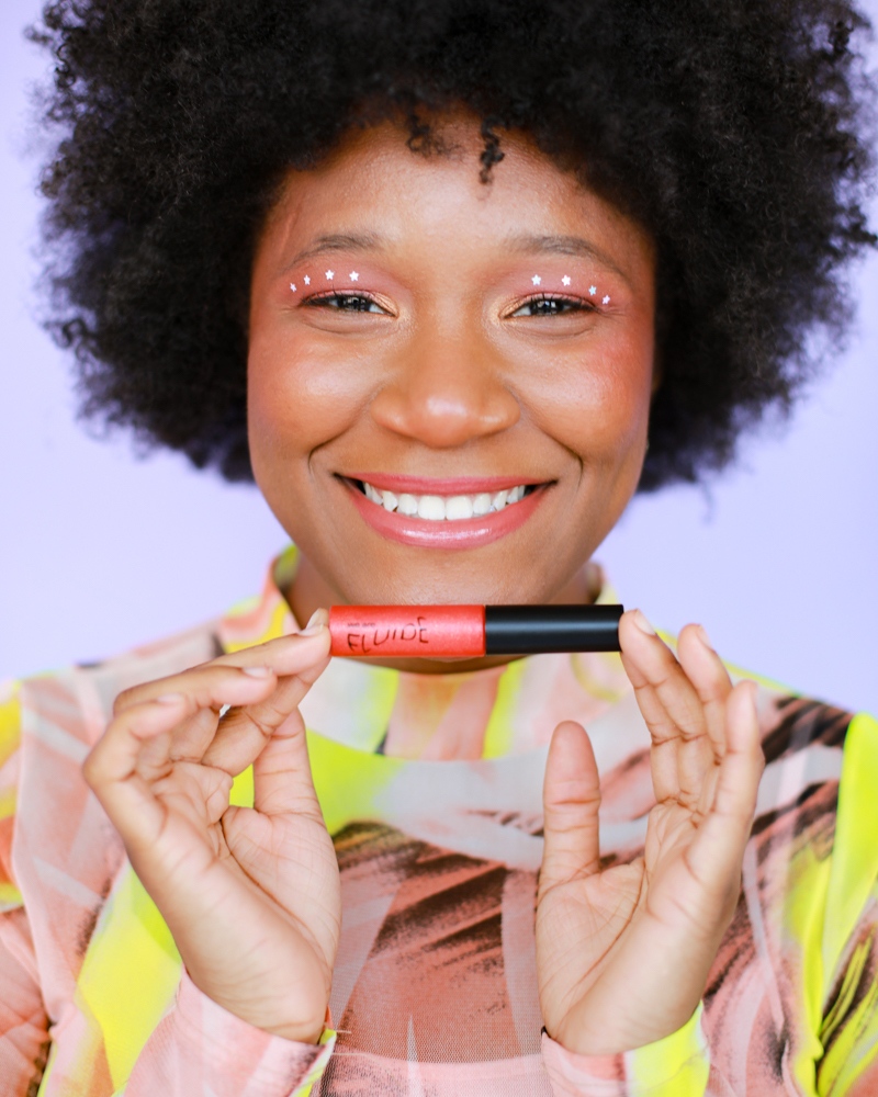 Nothing but smiles for our new Live Loud Lip Duo 😁 Shop this must-have set now at fluide.us 💜⁠