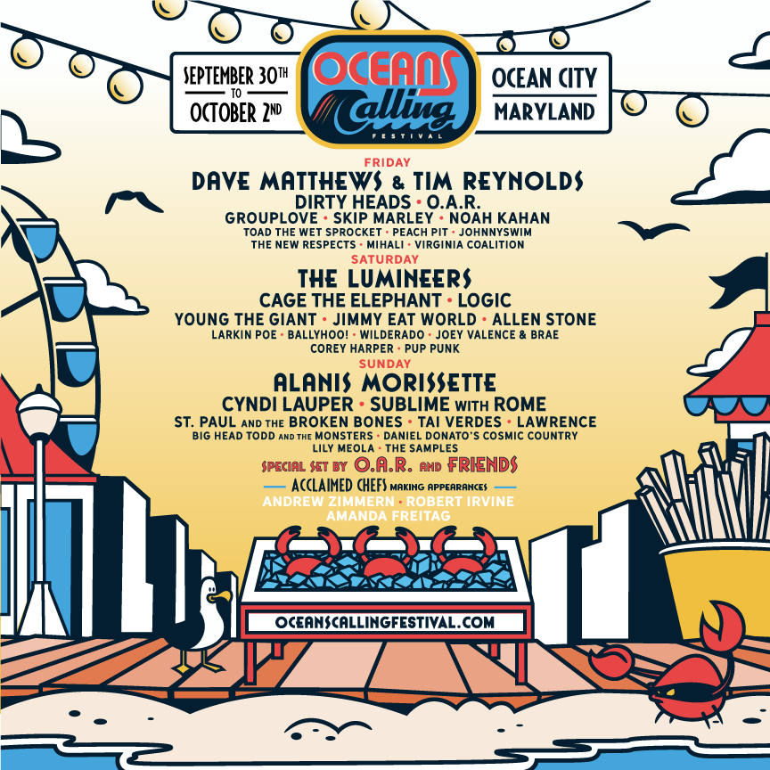 Just when you thought #OceansCalling couldn't get any better: We've now added @ballyhoorocks, @JoeyValence & Brae, @coreyharp + more to our 2022 Lineup! 🤩✨