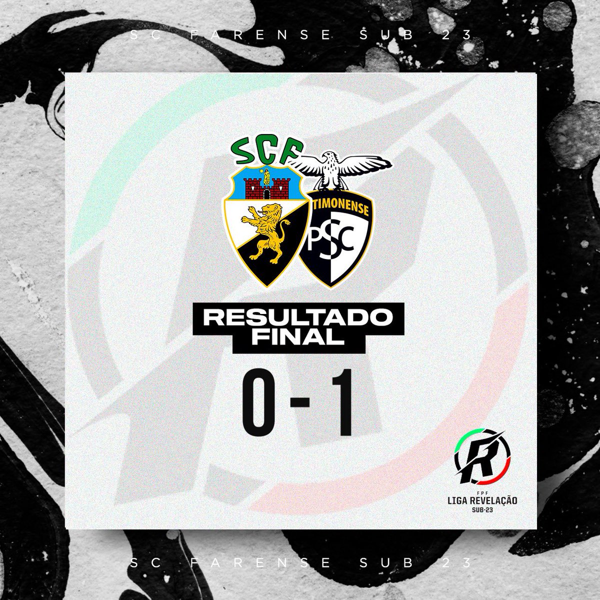 SCFarense_'s tweet photo. Resultado Final 🦁
SC Farense Sub-23 0️⃣x1️⃣ Portimonense Sub-23
#SCFPSC #SóOsDurosVencem #ComOsOlhosPostosNoFuturo #LigaRevelação #TorneioDeAbertura https://t.co/DFbLmSJD12