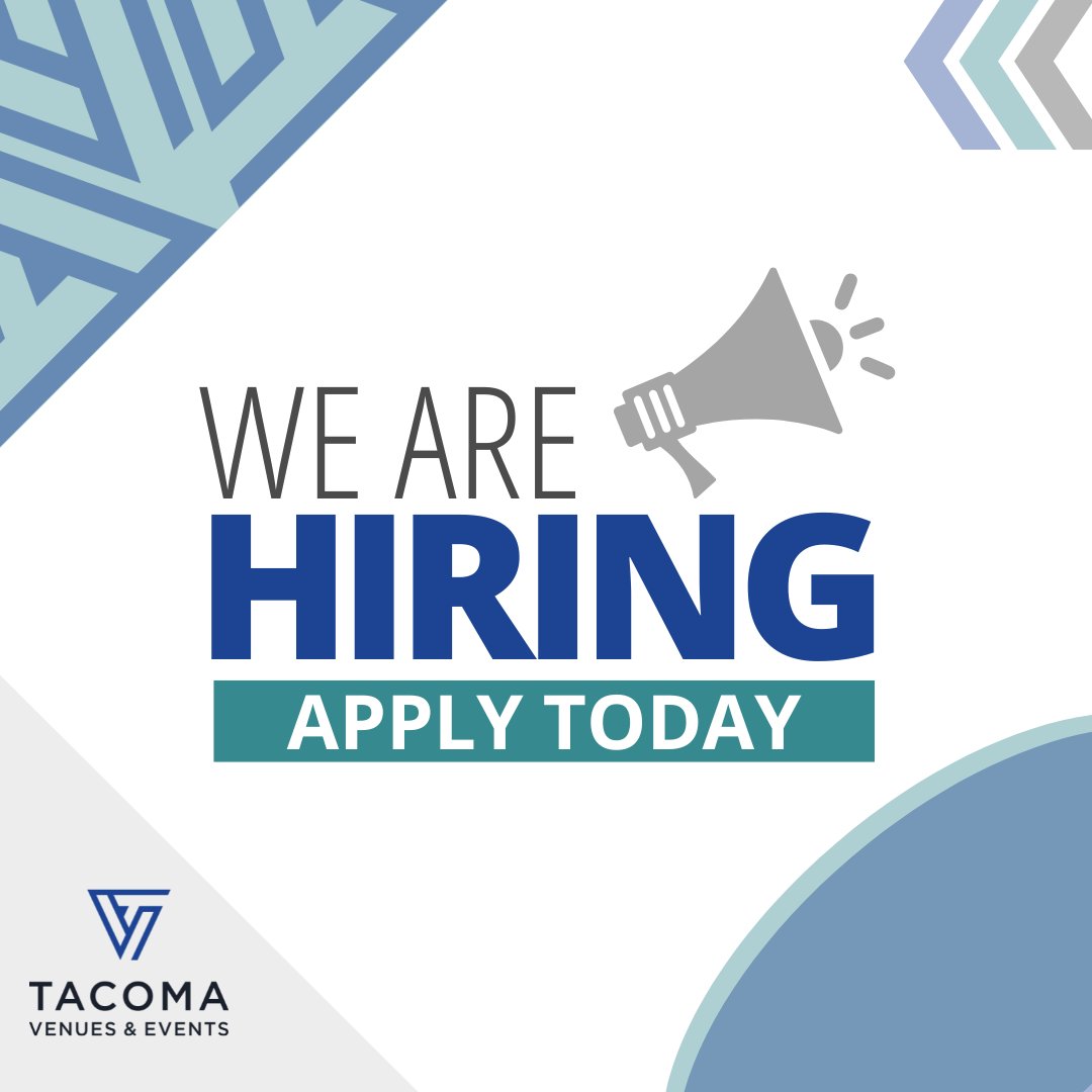 IavmRegion4's tweet photo. @TacomaDome is hiring for a Senior Event Manager, Event Coordinator, and Marketing Coordinator. Please apply or share with your network. @IAVMWHQ  https://t.co/SdDqCxdU83 https://t.co/LVDYZVrELW
