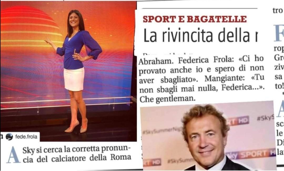 erclab_tweet's tweet photo. Cercavo qualcosa sulla new entry Federica #Frola e ho trovato che anche il nostro #AngeloMangiante è un galantuomo... https://t.co/gAho9MBMV8