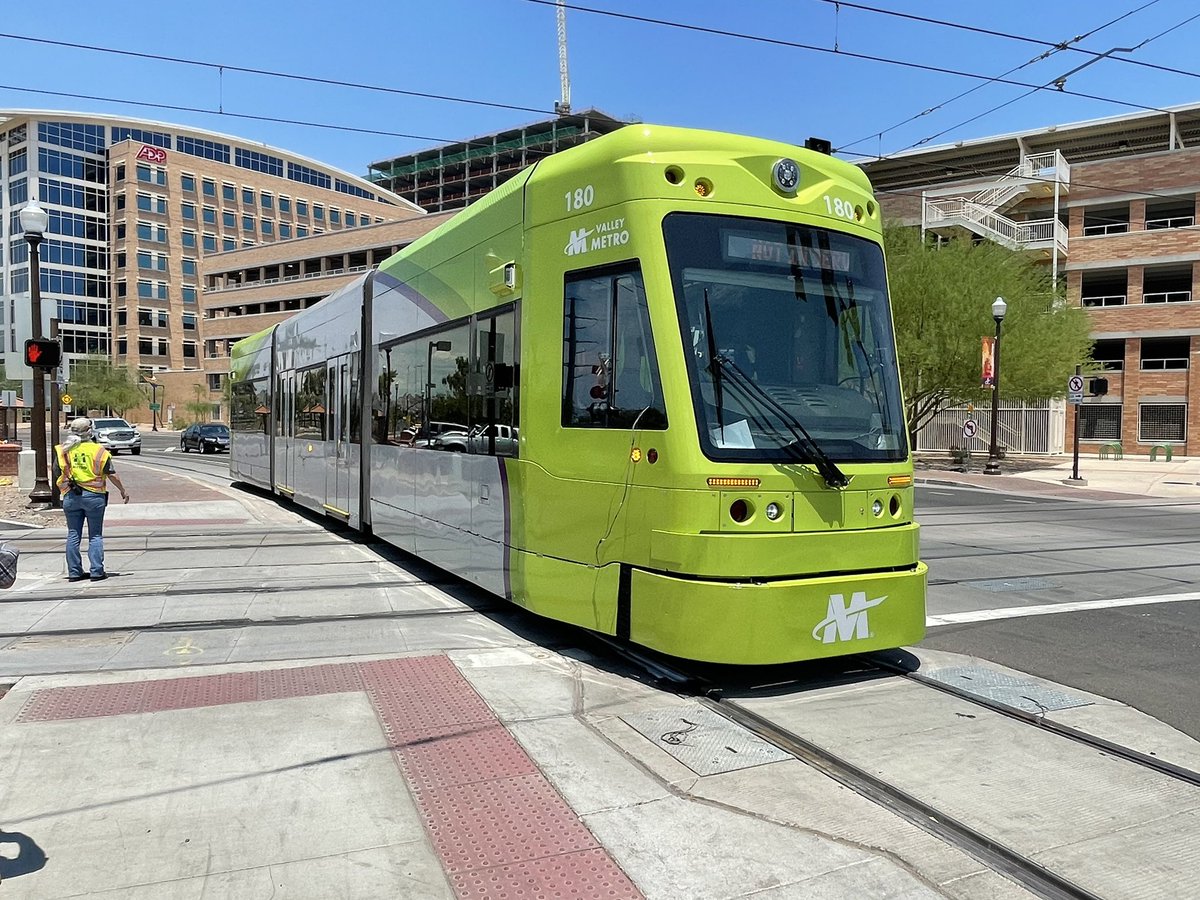 Since then we've completed 2 extensions & constructed the first modern streetcar, connecting residents, students, and visitors to their homes, schools, and events.

#Arizona #AZ #TempeAZ #GilbertAZ #PhoenizAZ #GilbertRd #TempeStreetcar #NorthwestExtension #ArizonaDOT #ValleyMetro