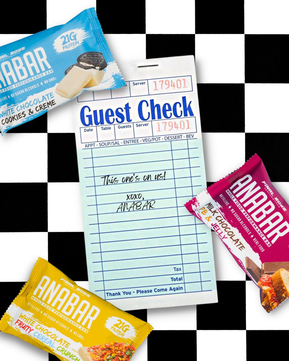🤪 ANABAR GIVEAWAY 🤪

Like and Retweet this post and we’ll choose one lucky winner to win a variety box of Anabars on us 😌

Goodluck besties 🤘