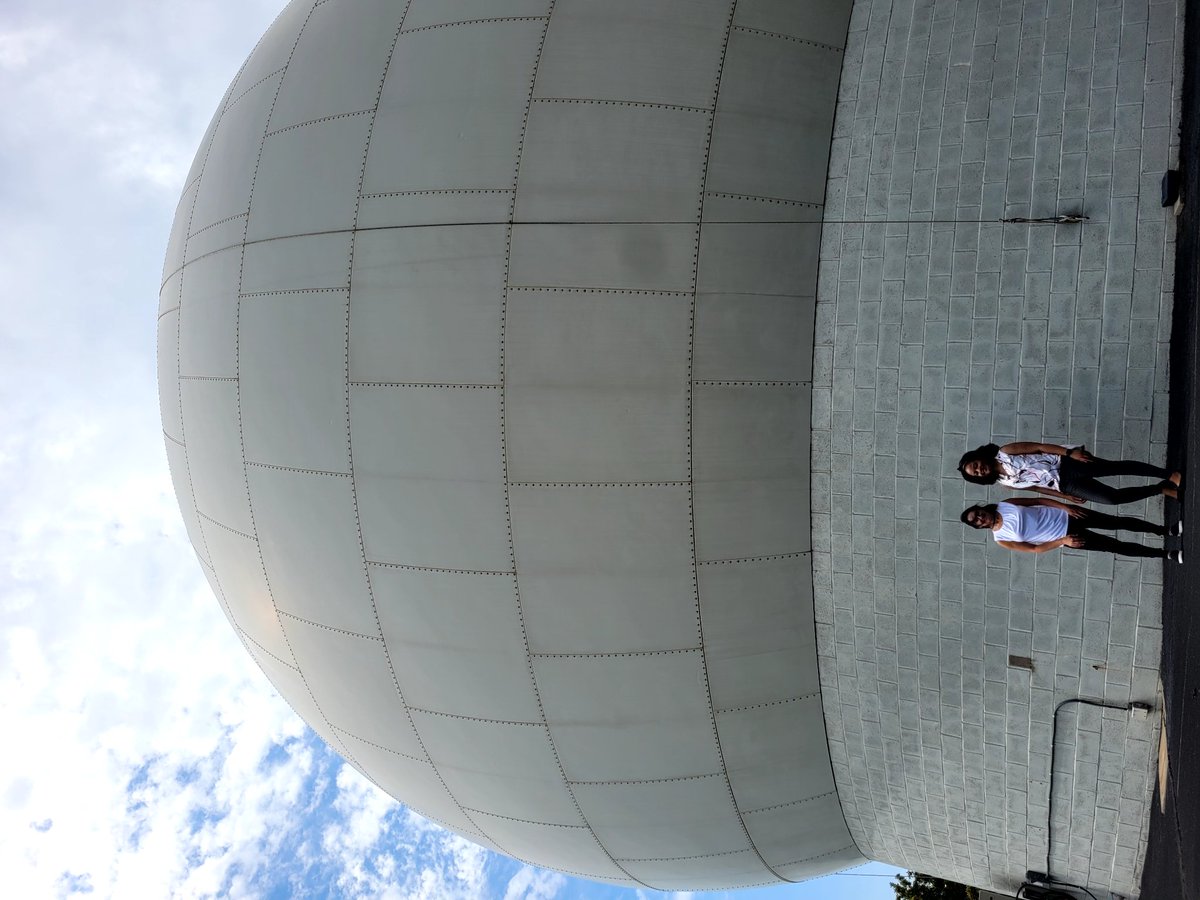 Visiting EROS and the cool LANDSAT data download antenna