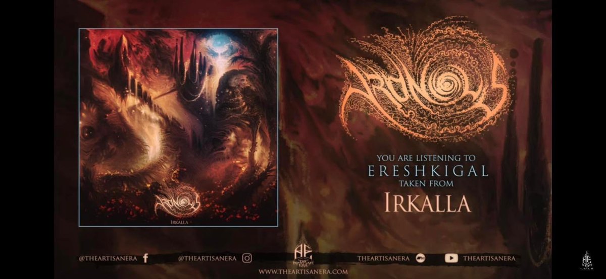 AroniousWI's tweet image. The official early stream for our new album ‘Irkalla’ is now live on YouTube via @TheArtisanEra!

LISTEN: youtu.be/11wtQGLej7Y

PRE-ORDER: theartisanerastore.com/collections/ar…

#aronious #progressivedeathmetal #technicaldeathmetal #deathmetal #theartisanera