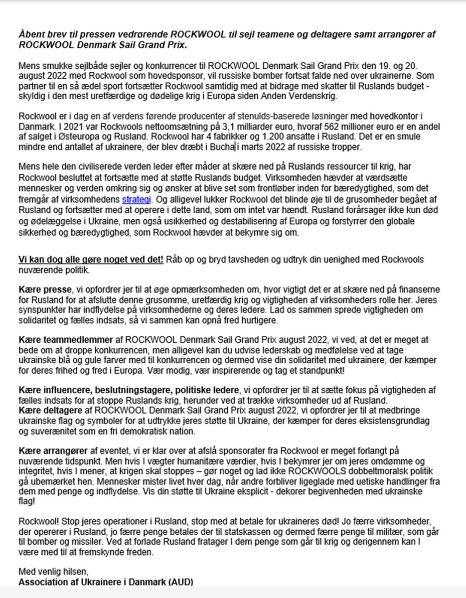 AUD - Association af Ukrainere i Danmark tweet media