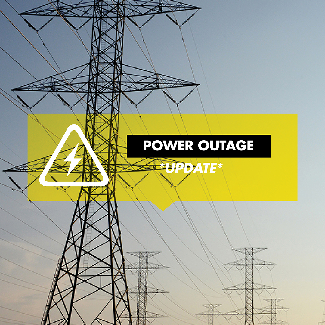 HydroOne's tweet photo. UPDATE: We're investigating reports that a barge carrying a crane came into contact with high-voltage transmission lines in the Port Lands area. We continue to try and reroute power to bring @TorontoHydro  customers back as safely and quickly as possible. #DarkTO https://t.co/oQgNbEHi6I