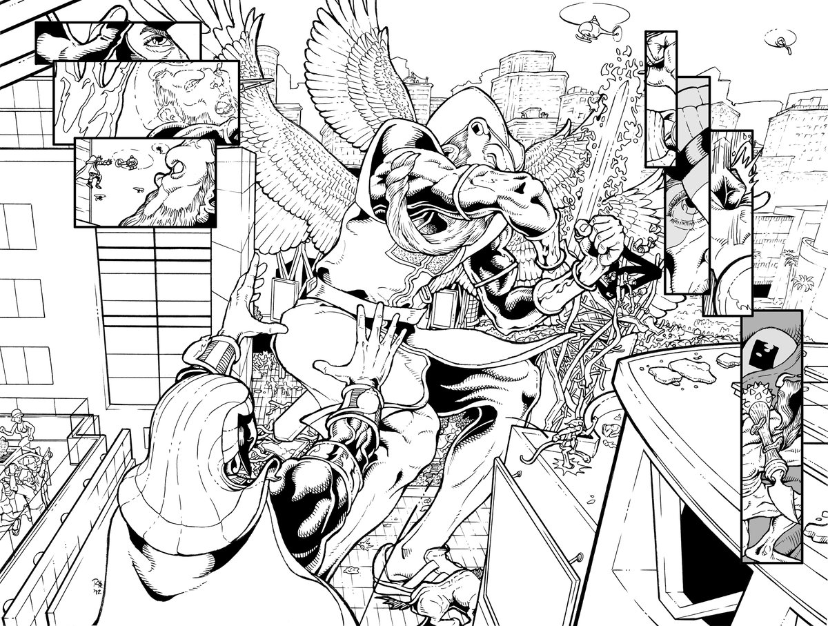 GokiburiArtist's tweet photo. Thursday's pencil illustrations in support of Black Comic Books Week.

#blackcomicbookweek #robertroach #menthu  #ithurielwarrior #hometownproductions #4ourculture #forourculture #blackownedbusiness #blackcomicbooks #blacklabelcomicon #blerds https://t.co/K6X8DZswhy https://t.co/DTiDosaGt2