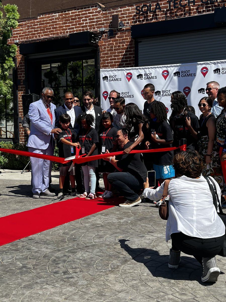 The Grand Opening of the SoLa Technology and Entrepreneurship Center  Powered by Riot Games