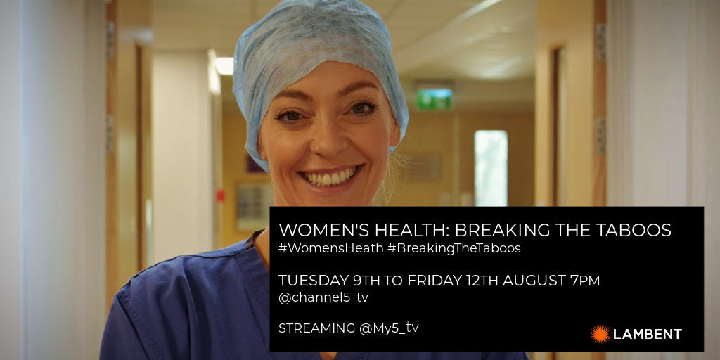 LambentP's tweet photo. #WomensHealth @channel5_tv Gillian shares her journey on the road to recovery from #OrganProlapse and Cherry scrubs-in to go along with Gillian as she undergoes an operation to resolve her untreated #PostPartum #Prolapse @Drrhiannonbray #BreakingTheTaboos #TimeToTalkAboutIt https://t.co/K62TXlOpok
