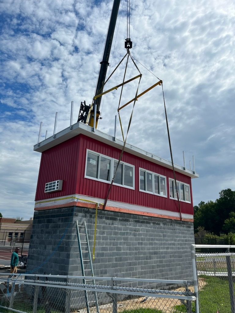 Thank you Senator Bailey @senatorjbailey and our @Construct_SMCPS team for all of your efforts to make this happen. The new press box is greatly appreciated and was definitely needed. Thank you!! https://t.co/WbODyFvchM