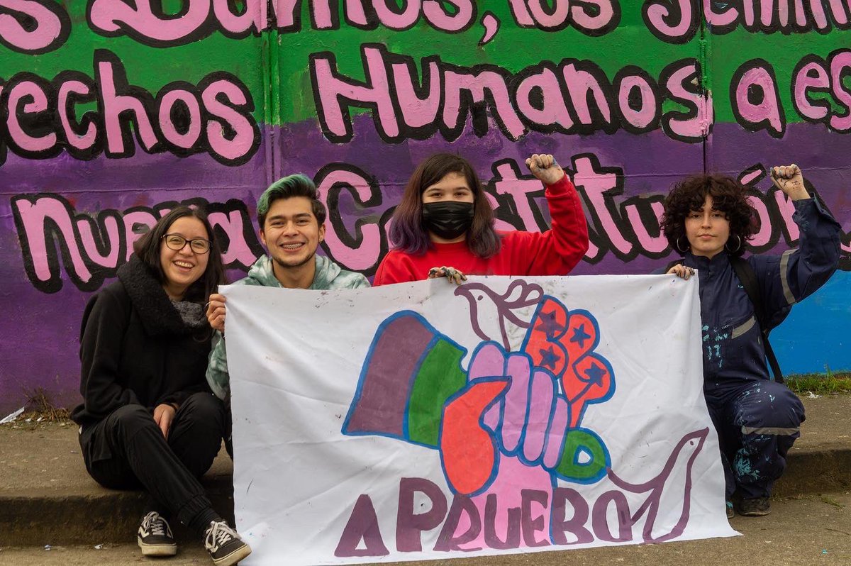 LaEquipaConst's tweet photo. Cómo @LaEquipaConst llamamos a los adherentes del rechazo a detener su campaña de odio, violencia y llena de mentiras,queremos que la ciudadanía vote informada este 4 de Septiembre y que replete las urnas! Porque queremos fortalecer la democracia y no debilitarla #AprueboSinMiedo https://t.co/ivI9FMLKCF