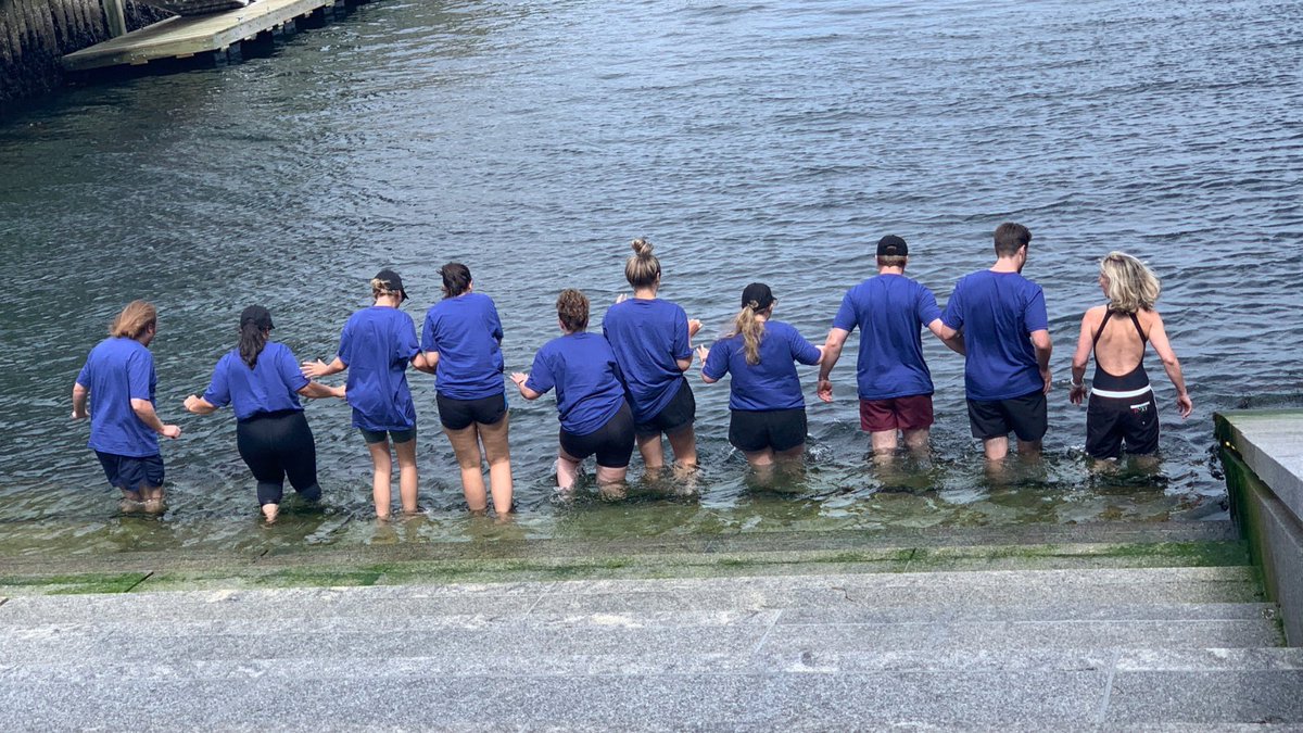 In addition to lots of hard work, our summer students were busy raising funds for Cystic Fibrosis Canada (a new Firm record!). Today they celebrated by taking the plunge - with a cameo from our CEO &amp; Managing Partner Lydia Bugden!