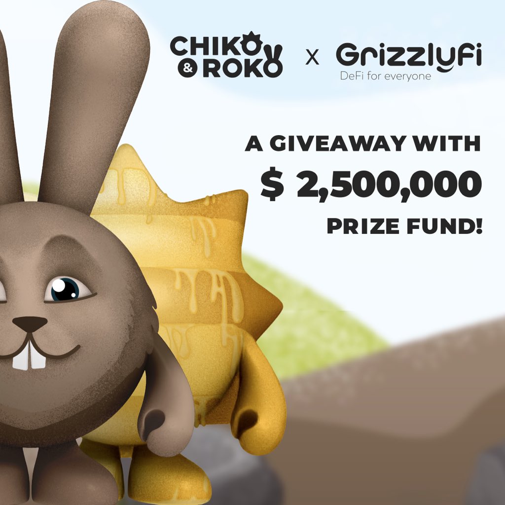 WOW! WHAT’S THIS?! A GIVEAWAY WITH $2,500,000 PRIZE FUND!🔥🔥🔥

Grizzly Fi is giving out 10.000 GHNY Token, there will be 100 winners of 100 GHNY Tokens 🎁