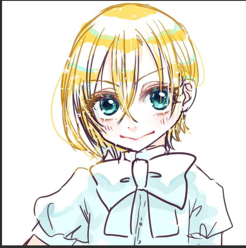 「完全に自己満なんだけど、6年前に描いたハインぼっちゃん、こう描きたい!!って思っ」|鎖骨＠次はMBFのイラスト