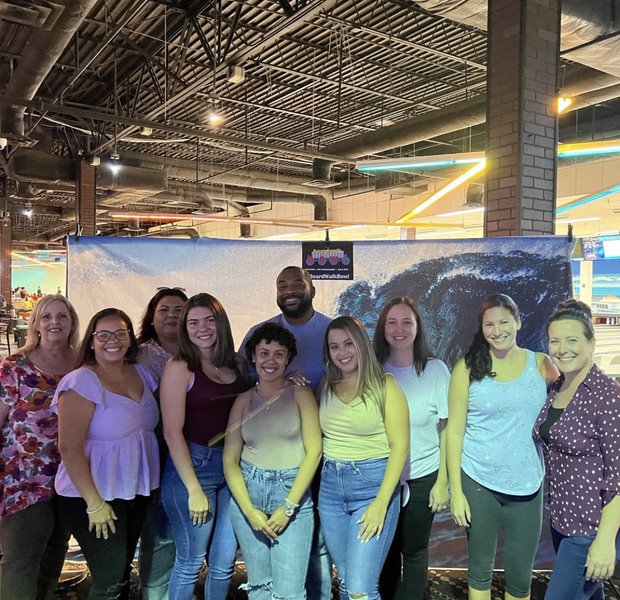 AMAConsulting_G's tweet photo. We can't be this happy, can we?! Yes, we can! At AMA, we spread HAPPY! We love what we do and it shows! This is a pic of our AMAzing crew at the team Meet &amp; Greet in Central FL. We're more than co-workers, we're family! https://t.co/rehm4IRo22