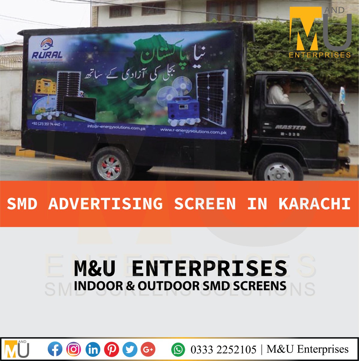 EnterprisesMu's tweet photo. Rental SMD Screen for Events
Indoor SMD Screens in Karachi 
M&amp;U Enterprises Providing the SMD Installation Services in Pakistan 

#indoorsmd
#outdoorsmd
#muenterprises
#smd
#outdoorsmd
#ledsmd
📞Call:
0333 2252105
Imran Siddiqui
📌Visit: Sadar, Karachi, Pakistan 
#smdscreens https://t.co/tgKKOgCzLa