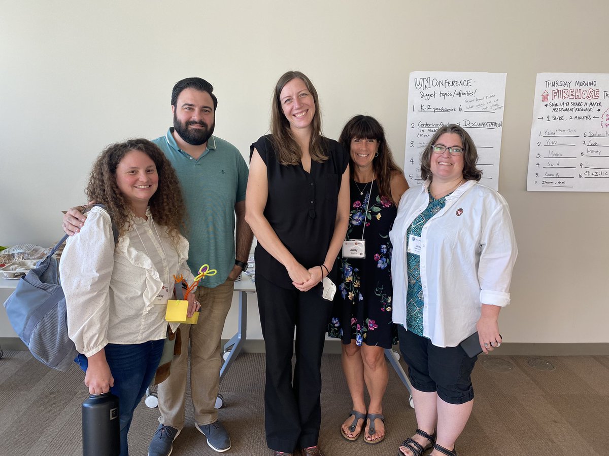 jlbowling's tweet photo. A great week of learning and connecting with #maker educators. Especially loved being in person with some members of our #MakingSpaces cohort. #MakerEd @MakerEdOrg #PML2022 @Play_Make_Learn @logiemwonyi @MoonlighterMIA https://t.co/vLgYZFxCL0
