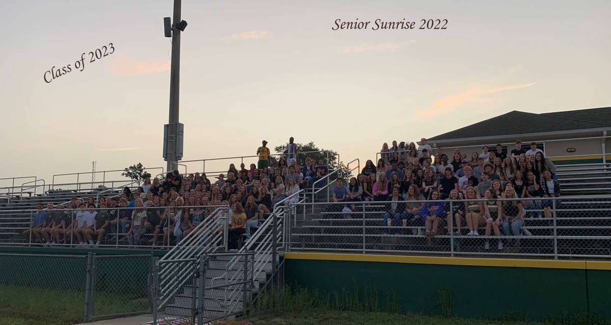 The c/o 2023 started of the year right with the Senior Sunrise.  Looking forward to a great year. <a href="/FHS_WildcatLife/">Forest High School</a> <a href="/FHS_Squad/">FHS Squad</a> <a href="/fhs_wcat/">@fhs_wcat</a>