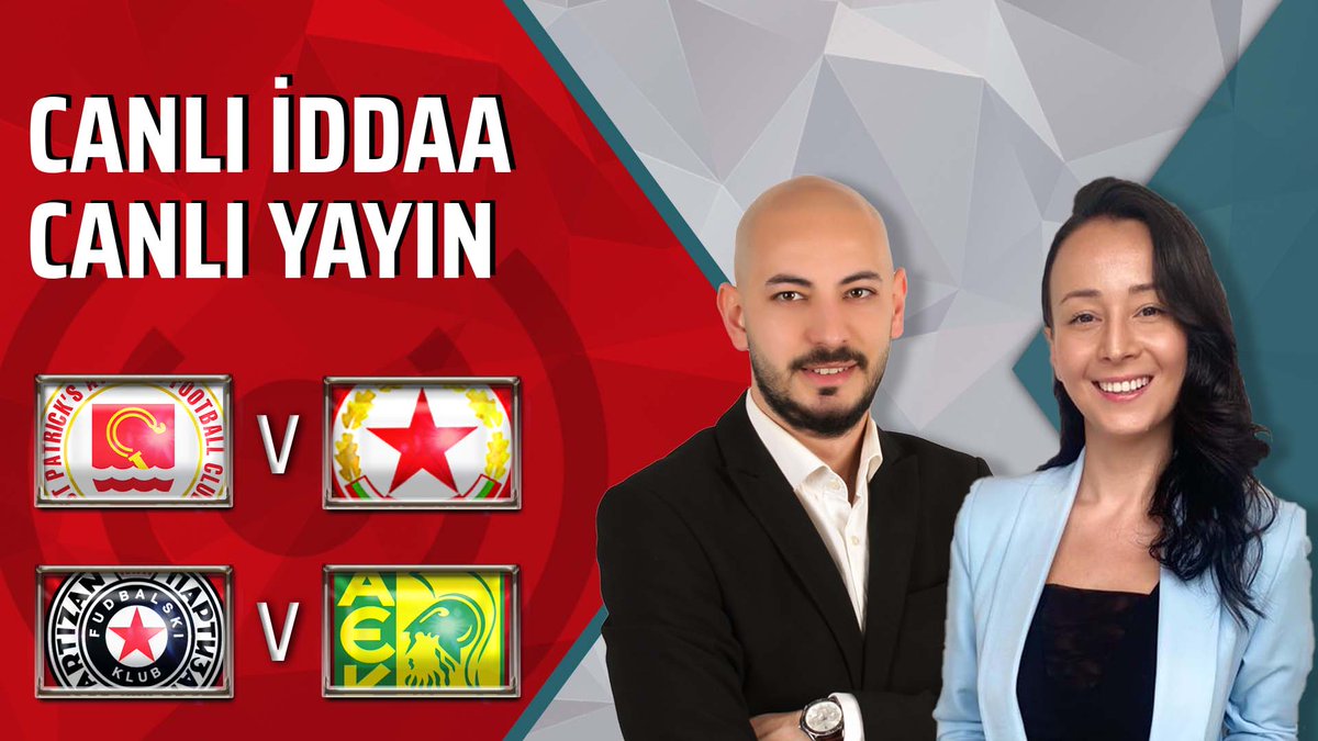 Nesinecom's tweet photo. Sarper Can Ayaz ve Merve Dundar, Saint Patricks – CSKA Sofya maçını yorumluyor.
@sarpercanayaz @MerveDundr_
#NesineTV #UECL #SaintPatricks #CSKASofya #İddaa
🚨 Canlı Yayını İzlemek İçin ⬇️
https://t.co/GajsbJYpOj https://t.co/AQ9ZDnELvI