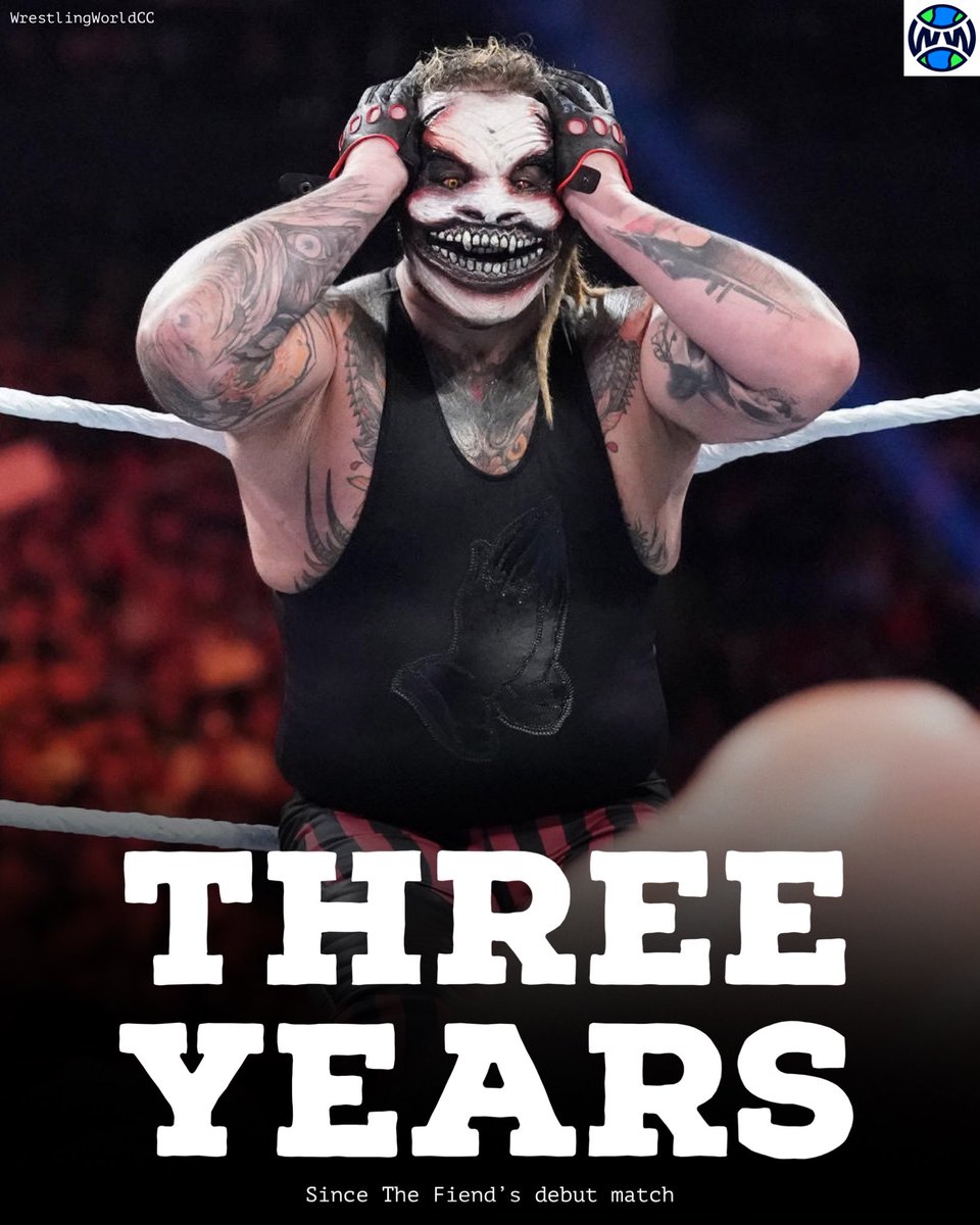 Three years ago today, The Fiend Bray Wyatt arrived in WWE