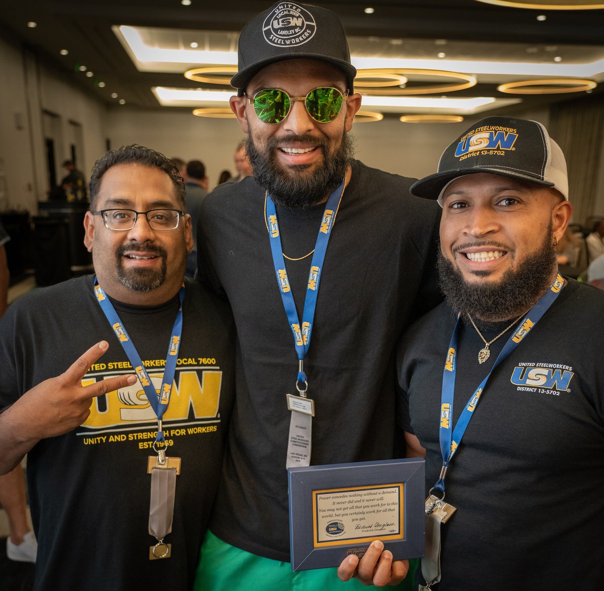 steelworkers's tweet photo. Photo dump!! Check out our USW Flickr for so much #USWDrip from this past week: https://t.co/ixG7PumFqH #EverybodysUnion #1u
Holla @UnionDrip ;-)
(Shout out to our amazing, hard-working photographers including Van Tenpenny from Local 1155L and Joel Maya of Local 7600!) https://t.co/7AYP3IgPKY