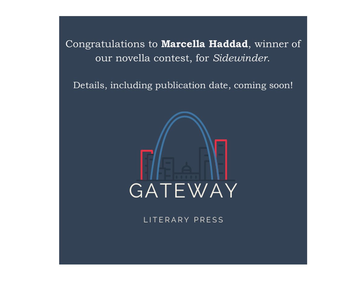 gatewayliterar1's tweet image. Congratulations to @marcie_via for winning our inaugural novella contest! We're excited to bring SIDEWINDER into the world!