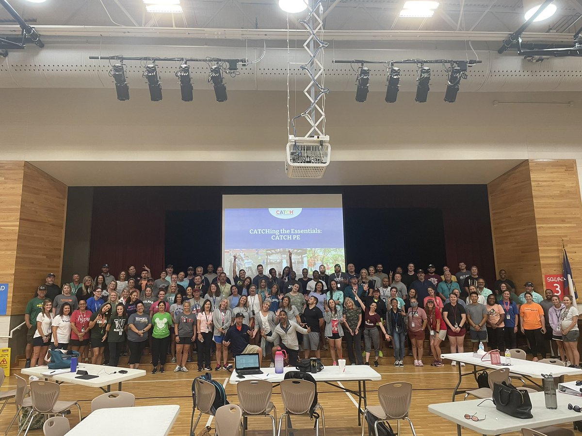 Coach_Power_'s tweet photo. Great @CATCHhealth training with @KatyISDPhysEd from @katyisd today! Lots of participation and learning today for this group! Have a great year! #katyphysed #catchtraining #catchworks https://t.co/2JyoTq9ESR