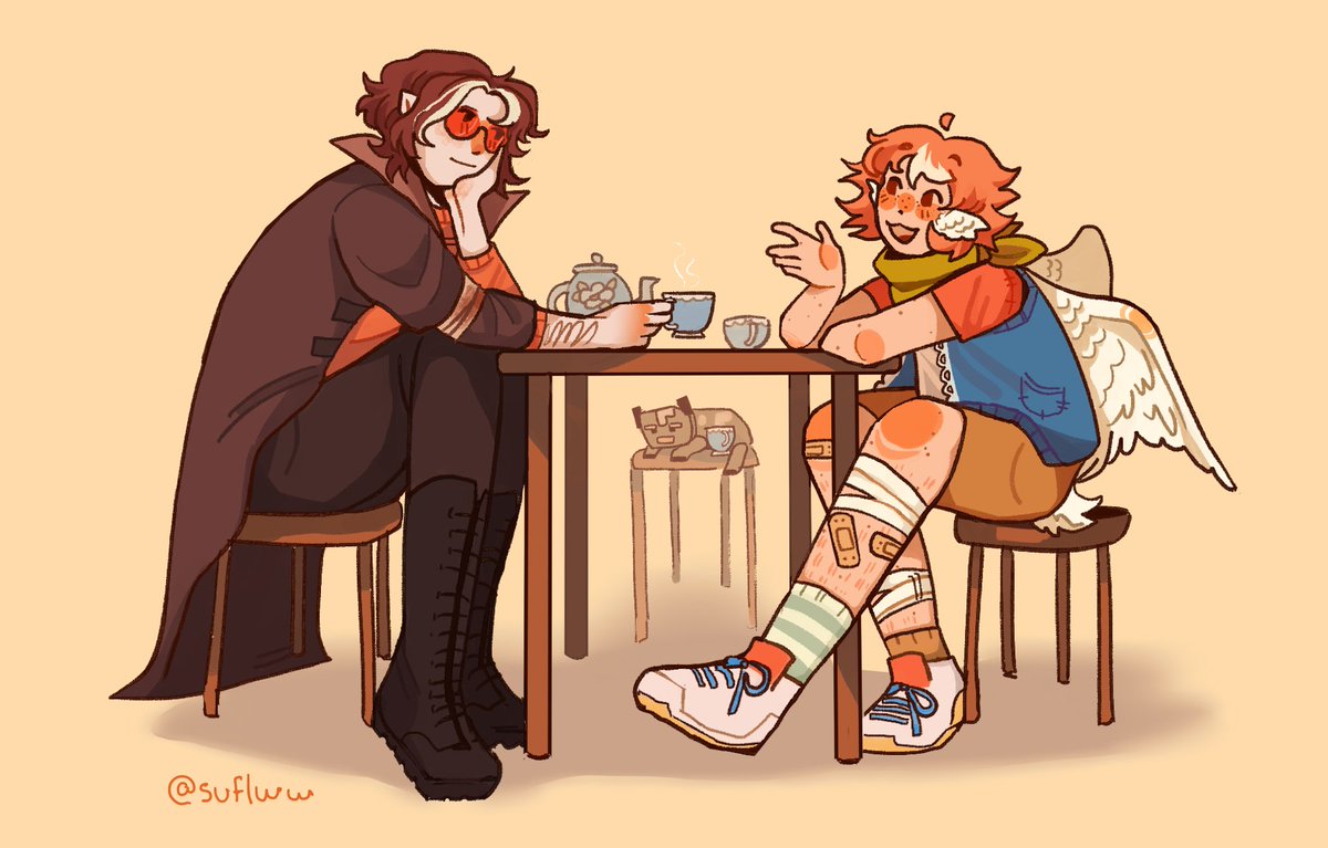 hello crimeboystwt follow me and look! tea party ! 

[ #crimeboysfanart #wilbursootfanart #tommyinnitfanart #dsmpfanart ]