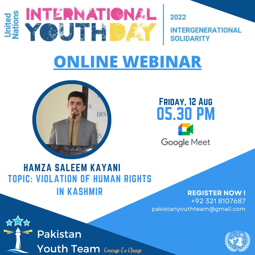 PakYouthTeam's tweet photo. Human Rights violation in Kashmir range from mass killings, forced disappearances, torture, rape and sexual abuse to suppression of freedom of speech and bans on religious gatherings.

#InternationalYouthDay 
#MyYouthAdvocacy https://t.co/n7DqZk2UhZ