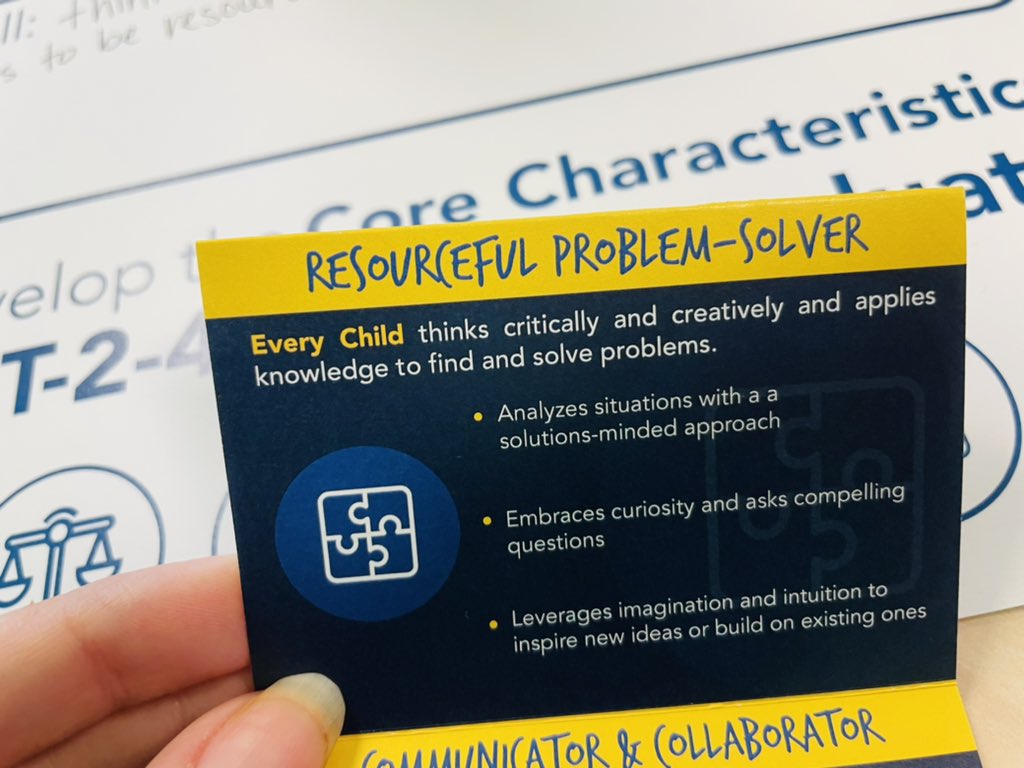 MrsRobbinsSB's tweet photo. #creativeyear #resourcefulproblemsolver @SBISD https://t.co/QhYPj0JeY7