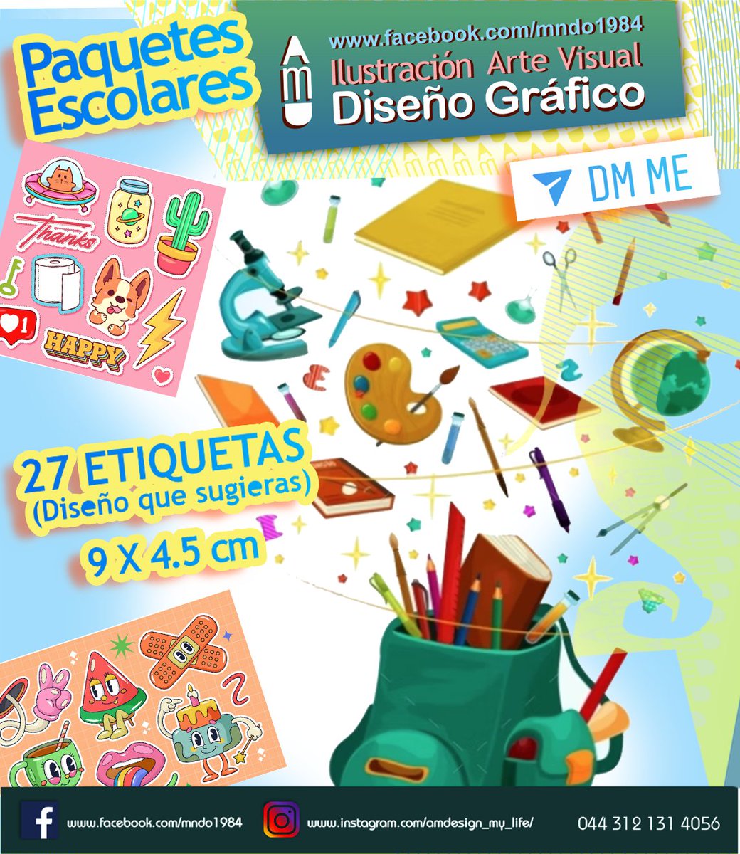 armando_28's tweet image. #PaquetesEscolares #schoolstickers #schooltags