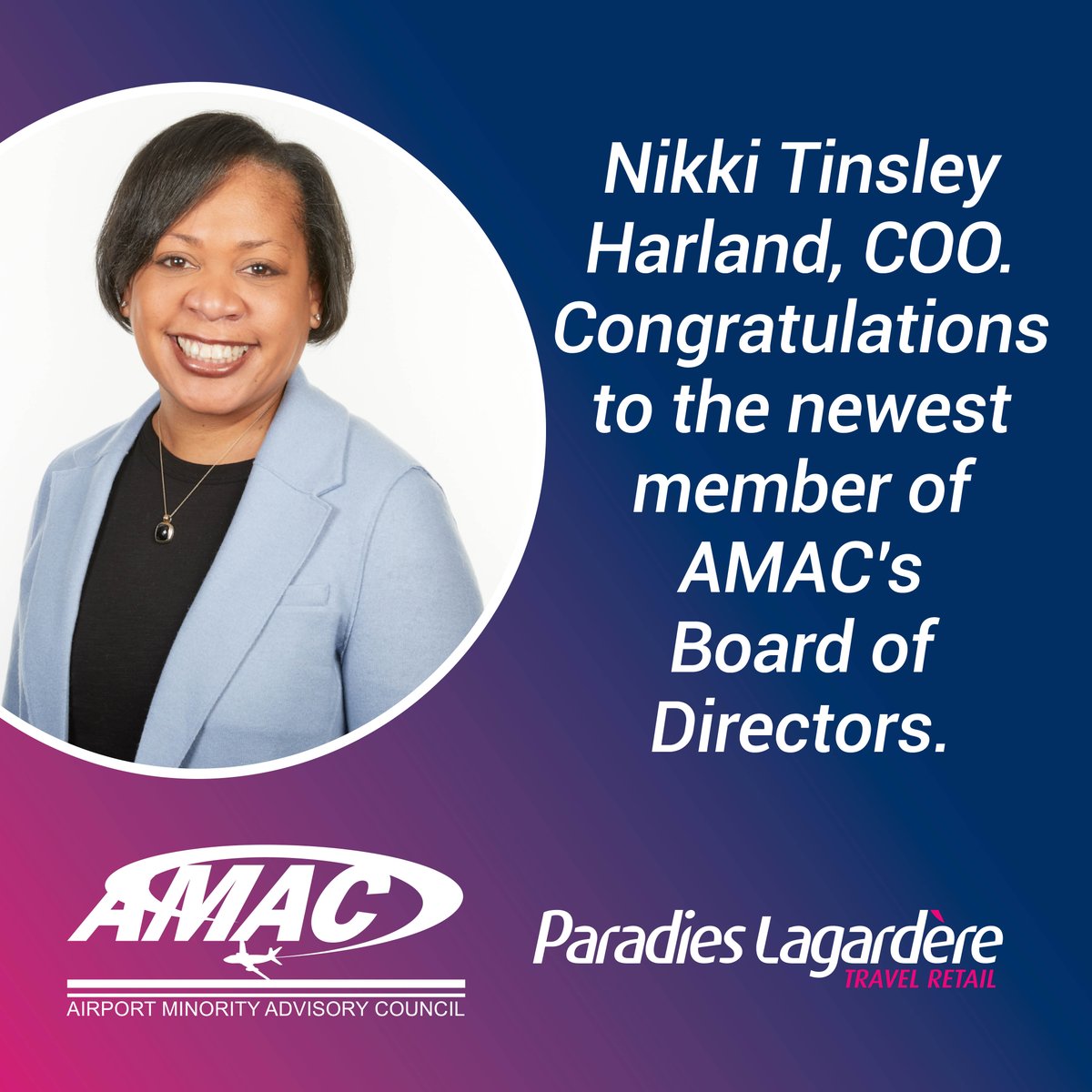 We’re excited to share the appointment of our COO, Nikki Tinsley Harland,  to the @amac_org Board of Directors as an at-large member. We look forward to Nikki’s involvement and support of the association. Congratulations to Nikki &amp; all the newly appointed members of this Board.