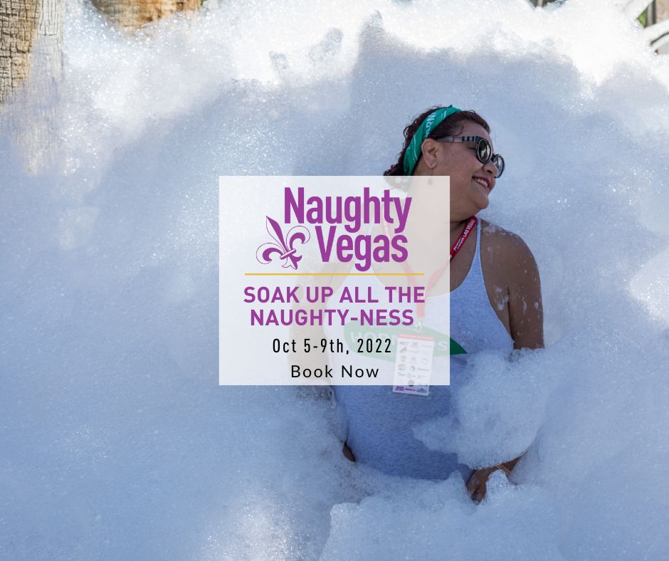 The foam party you loved at #naughtynawlins is coming to #naughtyvegas!! Get bubbly with us Oct 5-9, 2022! Learn more &amp; book: bit.ly/Naughty-Vegas 🫧 🎉