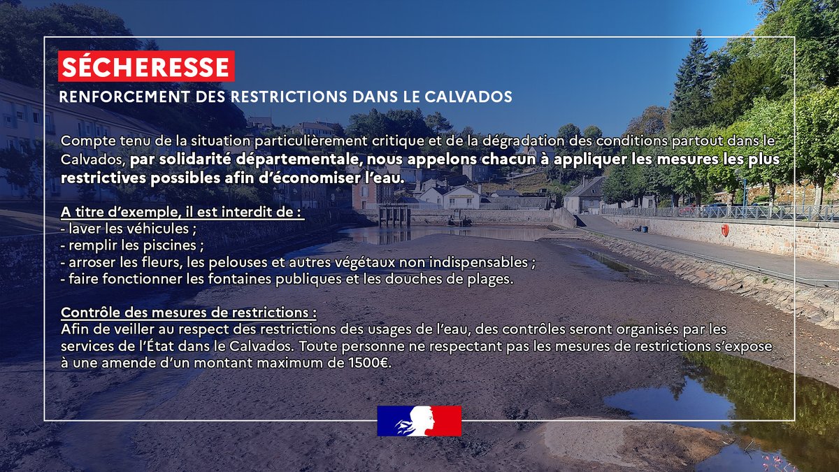Préfet du Calvados tweet media