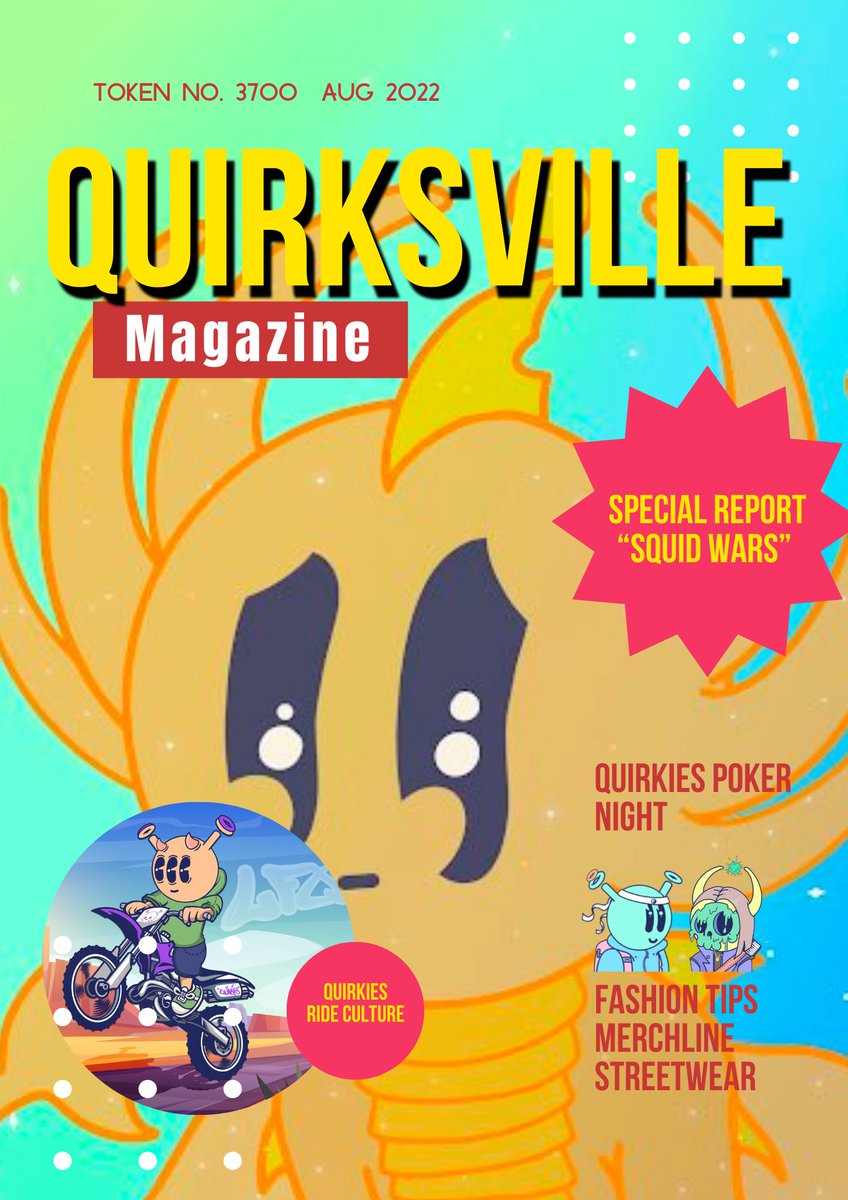 ChillisauceHebi's tweet photo. I think this cover turned out nice. Thoughts? π
@quirkiesnft @signline #fanart #Quirkies #Quirklings #quirklingslanded #Quirksvillemagazine https://t.co/rdRtisZXBB