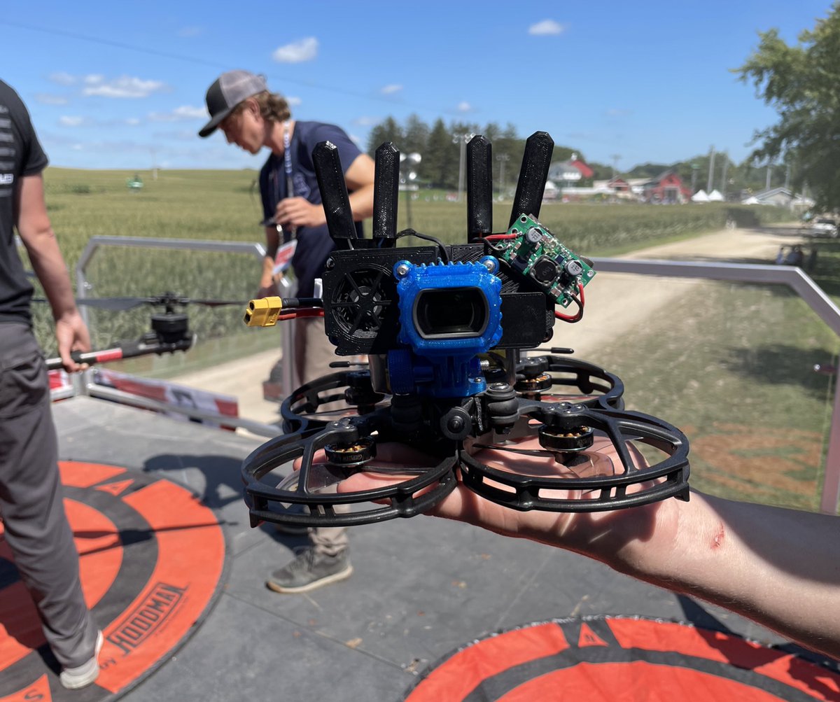 MLB at Field of Dreams means drones, drones, drones!

<a href="/bevhillsaerials/">Beverly Hills Aerials</a> has four drones on this year’s show: 

- two heavy lift
- a smaller, faster FPV
- the super compact “Bumble Bee” that Fox flew over the field of play during USFL last spring.