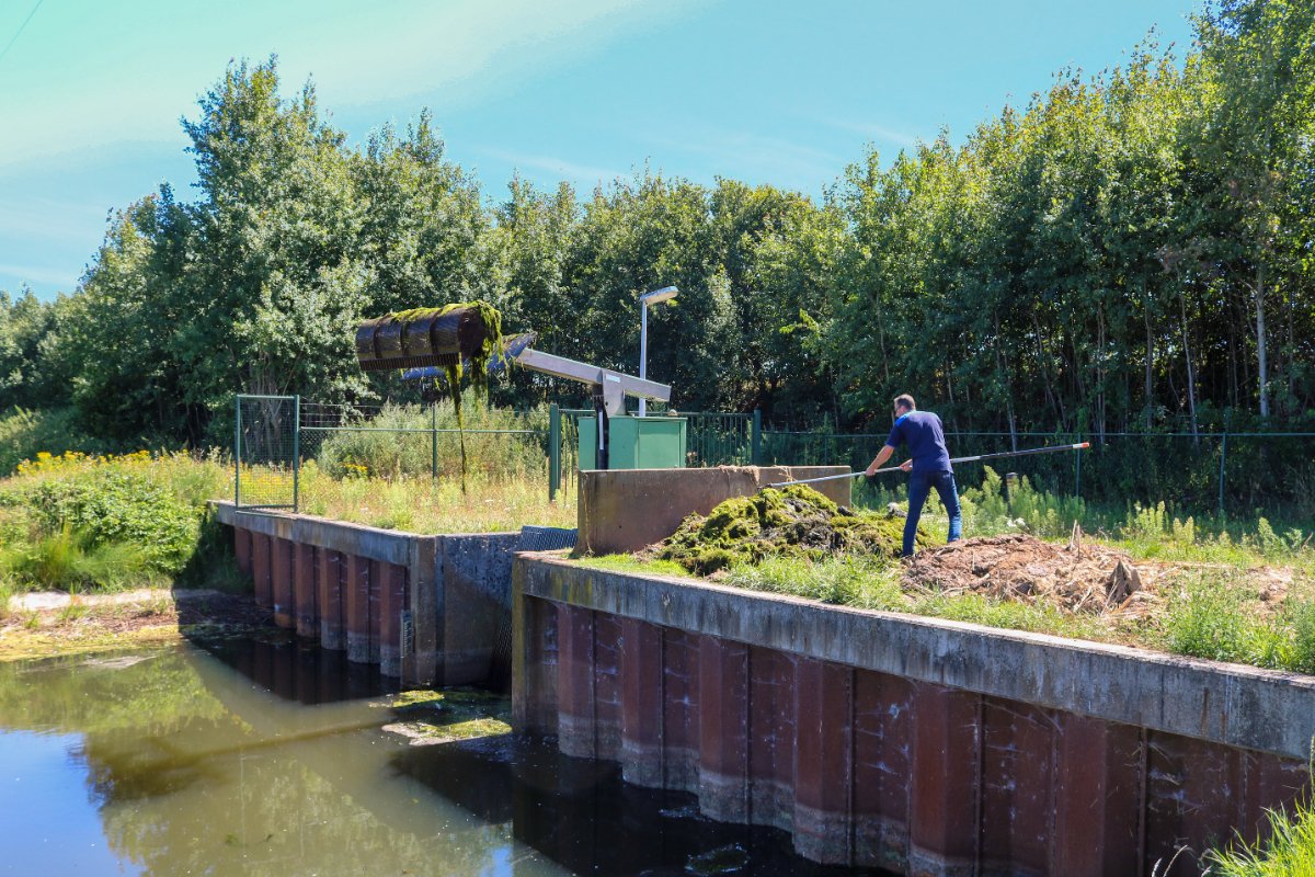 WDODelta's tweet photo. Vanwege #droogte werken onze #peilbeheerders met man en macht om de peilen waar dat kan zo hoog mogelijk te zetten. Op deze manier kunnen we het water dat er nog is, zo lang mogelijk vasthouden. Daardoor kunnen onze #gemalen en #stuwen hun werk doen 👉 https://t.co/8hEdkqUuVb https://t.co/CHT4Z1FHWX