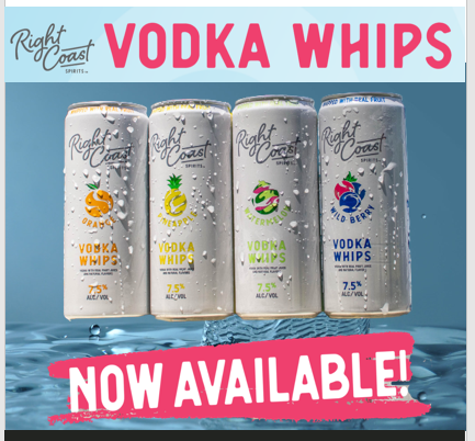 Made with real vodka, real fruit and a fresh whipped finish. A  perfect ready-to-drink cocktail! We’re talking real fruit juice, real vodka, and weighing in at 7.5% alcohol. This ain’t your ordinary vodka cocktail.