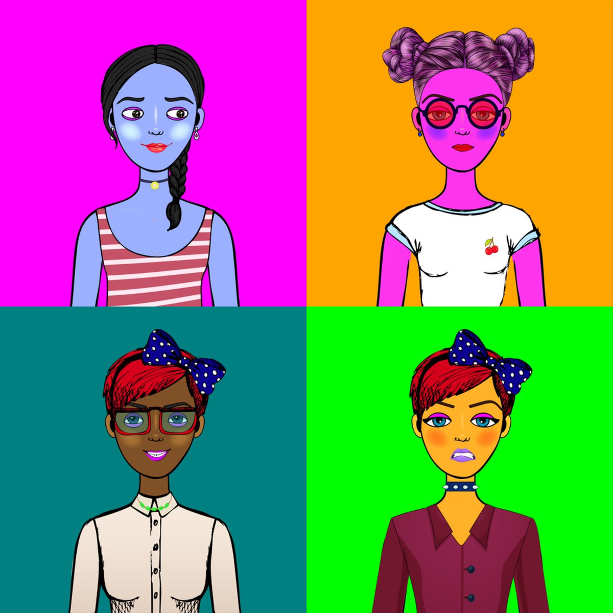 ak_jen's tweet image. Minted 4 new #Nerdettes from @nerdheadclub today and staked them! With 18 staked, I earn enough $STEM to mint a free #Nerdette every 5 days❣️